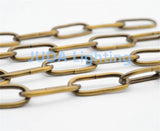Vintage Bronze Bearing Drag Chains for Retro Chandelier Crystal Lamp