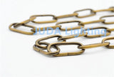 Vintage Bronze Bearing Drag Chains for Retro Chandelier Crystal Lamp