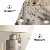 Crystal Pendant Light Extension Chain for Ceiling Fan Fixtures