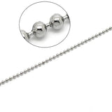 Adjustable Stainless Steel Ball Chain for DIY Ornaments Decoration