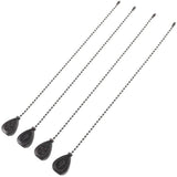 Ceiling Fan Zipper Lamp Pull Chains, Set of 4