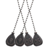 Ceiling Fan Zipper Lamp Pull Chains, Set of 4