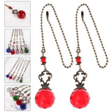 Crystal Ball Pendant Fan Light Extension Chain for Ceiling Lamp
