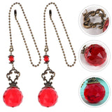 Crystal Ball Pendant Fan Light Extension Chain for Ceiling Lamp