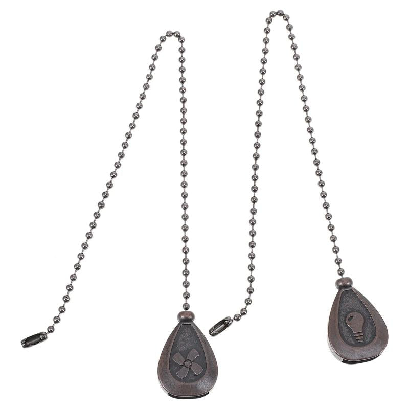 2Pcs Ceiling Fan Pull Chain Decorative Pendant Extension
