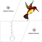 Ceiling Fan Light Pull Chain with Glass Dragonfly Pendant