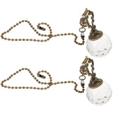 Crystal Ceiling Fan Zipper Lighting Pull Chain Extender