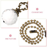 Crystal Ceiling Fan Zipper Lighting Pull Chain Extender