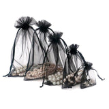 50Pcs Organza Bag Jewelry Tulle Drawstring Wedding Gift Packaging