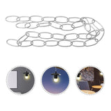 Chandelier Chain for Ceiling Light Fixtures Iron Hanging Accessory
