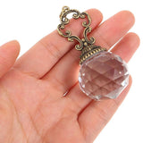 Crystal Ceiling Fan Light Pull Chain Lamp European Style Chandelier Pendant