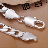 925 Silver Charm Chain Bracelet Wedding H262