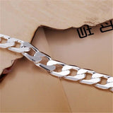 925 Silver Charm Chain Bracelet Wedding H262