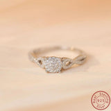 S925 Sterling Silver Infinite Symbol Ring Minimalist Jewelry