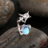 S925 Sterling Silver Irregular Shaped Open Ring for Women