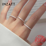 925 Sterling Silver Frosting Round Ring for Women