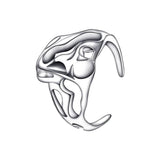 Irregular Women's 925 Sterling Silver Ring