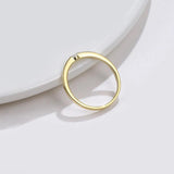 925 Silver Cubic Zircon Inlaid Customize Ring Multi-color Hot Jewelry