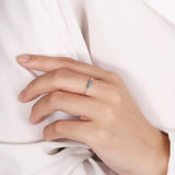 925 Sterling Silver Retro Small Fan Ring Jewelry Gift for Women Men