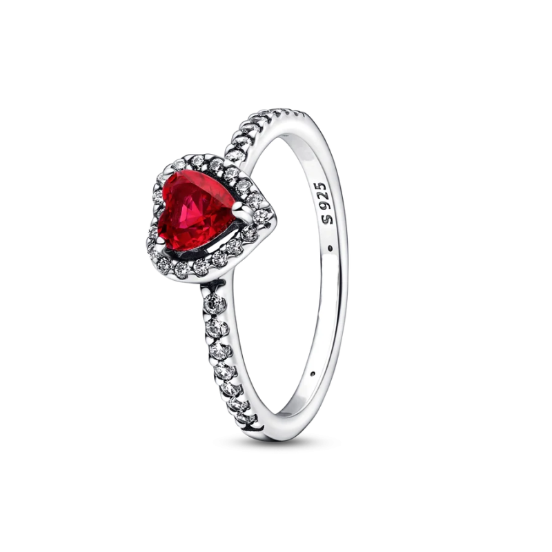 925 Silver Wishbone Heart Sun Moon Zircon Rings Women Wedding Jewelry