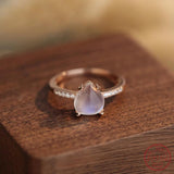 925 Silver Moonlight Stone Ring for Women