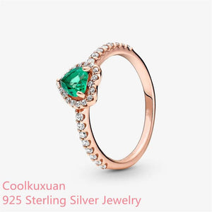 Heart Ring 925 Sterling Silver Jewelry For Woman