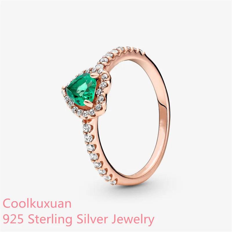 Heart Ring 925 Sterling Silver Jewelry For Woman