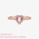 Heart Ring 925 Sterling Silver Jewelry For Woman