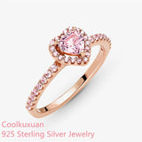 Heart Ring 925 Sterling Silver Jewelry For Woman