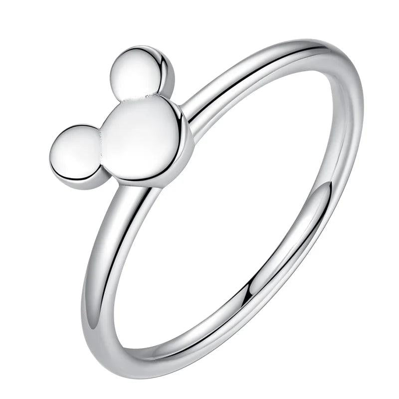 BELAEWANG 925 Silver Lucky Eyes Crystal Ring Women Dainty Jewelry