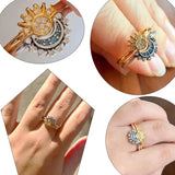 Size 6 Sterling Silver Sparkling Rings Women Stackable Fine Jewelry