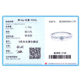 925 Silver Crown Zirconia Wedding Ring Women Jewelry Gift