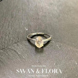 Natural Citrine Ring Adjustable Women's Jewelry Gift