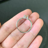 Natural Citrine Ring Adjustable Women's Jewelry Gift