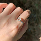 Natural Citrine Ring Adjustable Women's Jewelry Gift