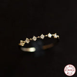 925 Silver Round Cut Zircon Engagement Wedding Band Ring