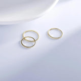 925 Silver Zircon Round Ring for Women Classic Jewelry