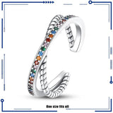 Zircon Eye 925 Silver Rings Anniversary Engagement