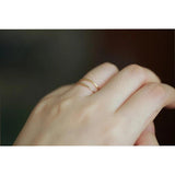 925 Sterling Silver Slim Ring Stackable Rings for Women