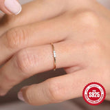 925 Sterling Silver Women's Colorful CZ Rings Anniversary Gift Jewelry