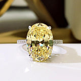 Pink Zircon 925 Silver Wedding Ring Engagement Band