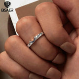 925 Silver Sun Moon Stars Ring Couple Band Size 5-9 Fine Jewelry Gift