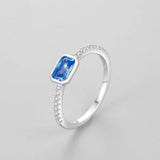 925 Silver Romantic CZ Ring For Women Wedding Jewelry