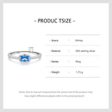 925 Silver Romantic CZ Ring For Women Wedding Jewelry