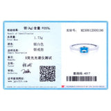 925 Silver Romantic CZ Ring For Women Wedding Jewelry