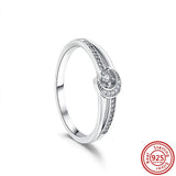 925 Silver Star Moon Sun Galaxy Charms Radiant Pantaro Rings Women Jewelry