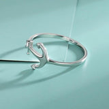 Sterling Silver Boat Anchor Ring Female Arrow