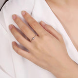 925 Silver Star Ring Personality Jewelry Birthday Gift