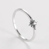 925 Silver Star Ring Personality Jewelry Birthday Gift