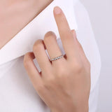 925 Sterling Silver Vintage Thai Twisted Rings for Couple Wedding Party